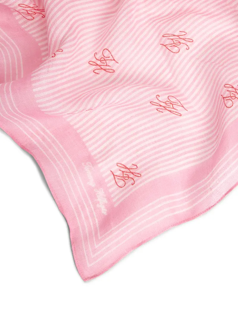 Foulard rosa / magenta / rosa pastello miniatura 3