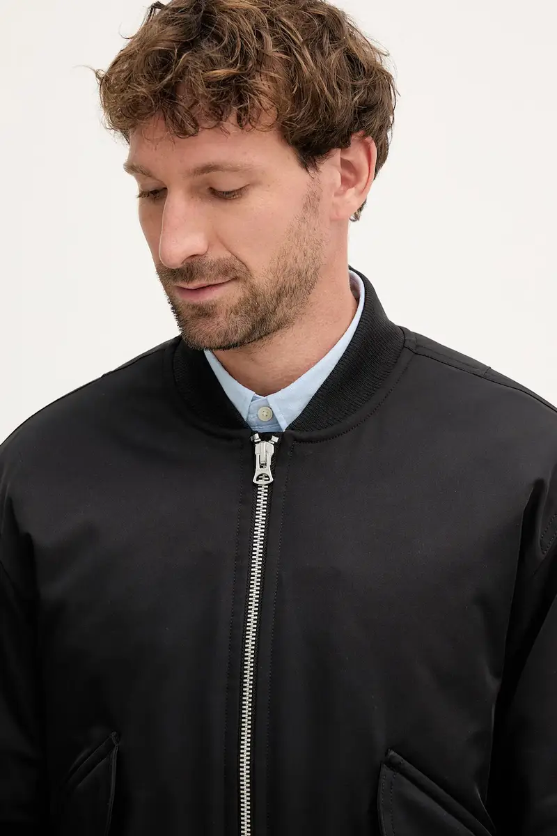 giacca bomber colore nero MW0MW40593 miniatura 4