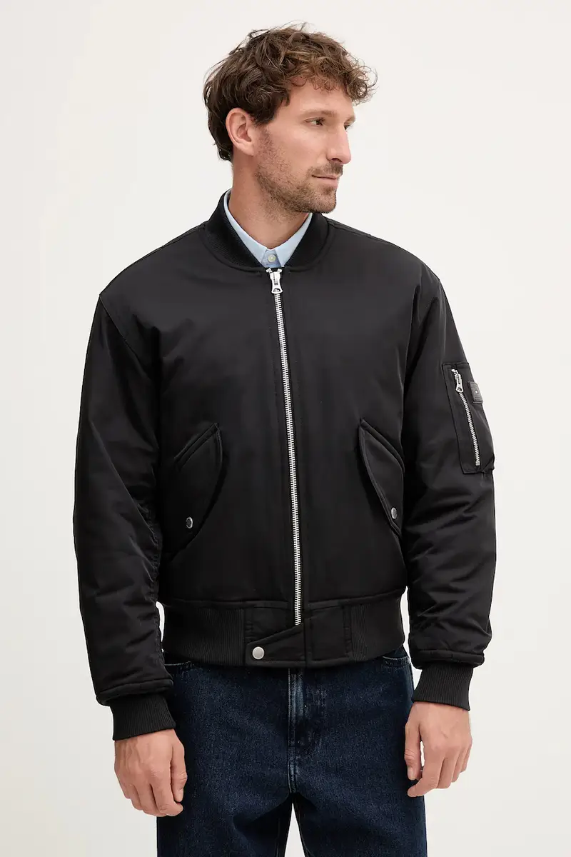 giacca bomber colore nero MW0MW40593