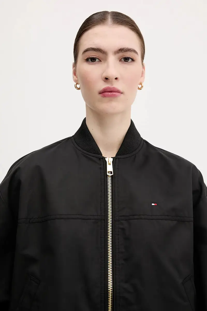 giacca bomber colore nero WW0WW45619 miniatura 4