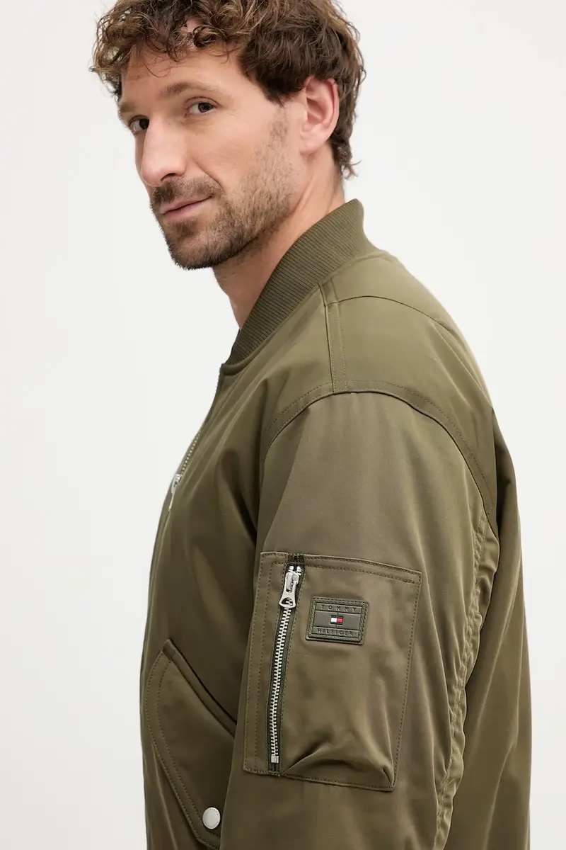 giacca bomber colore verde MW0MW40593 miniatura 4