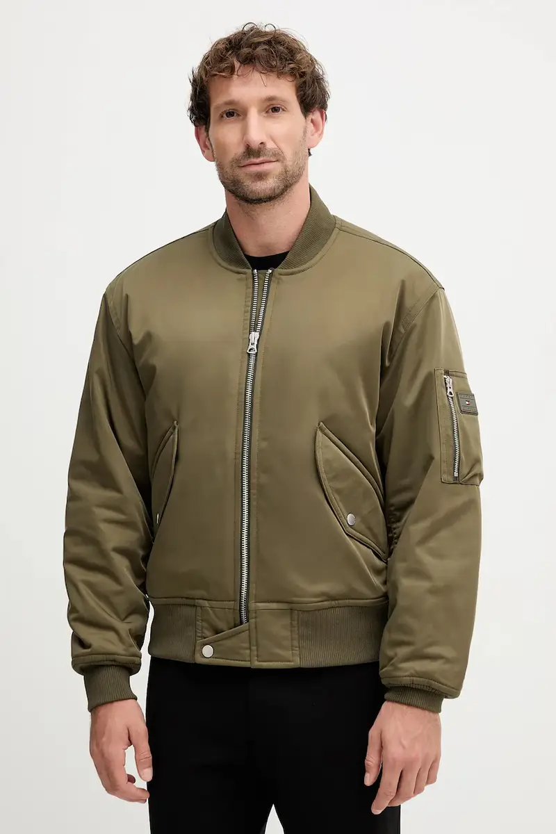 giacca bomber colore verde MW0MW40593