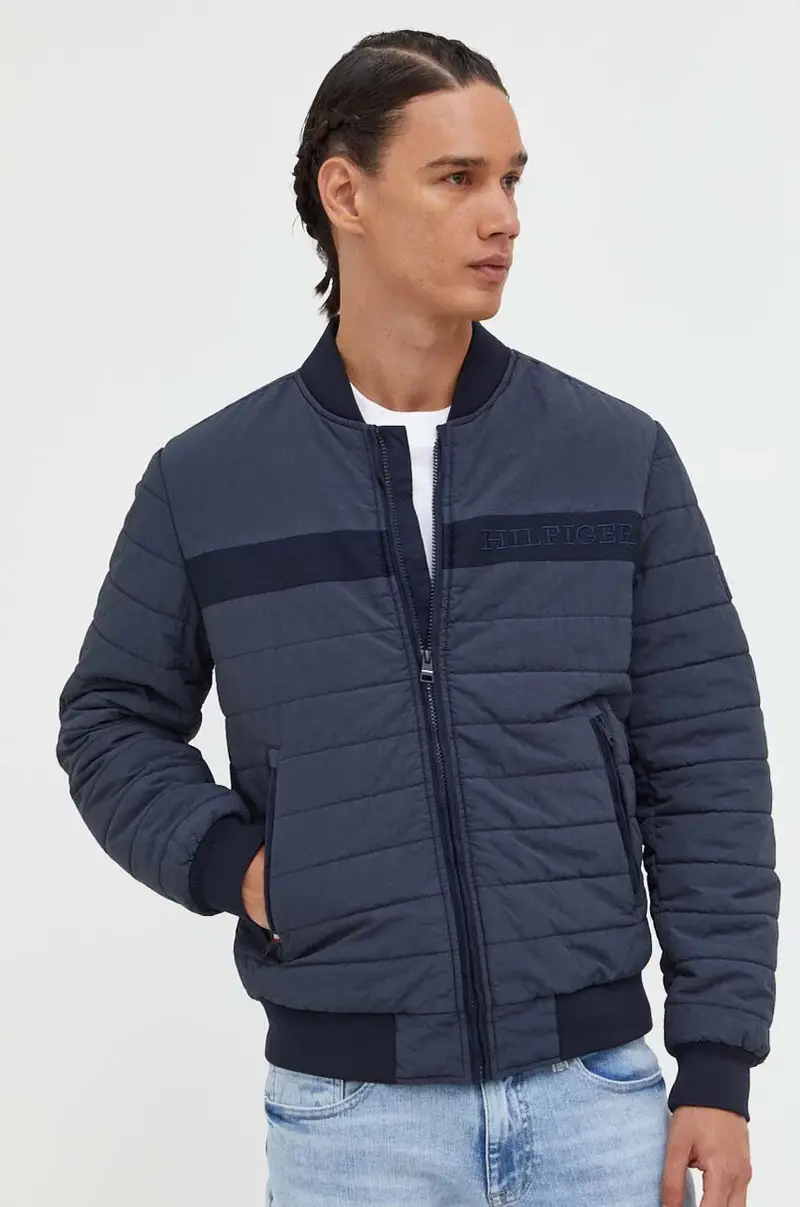 giacca bomber uomo Blu navy