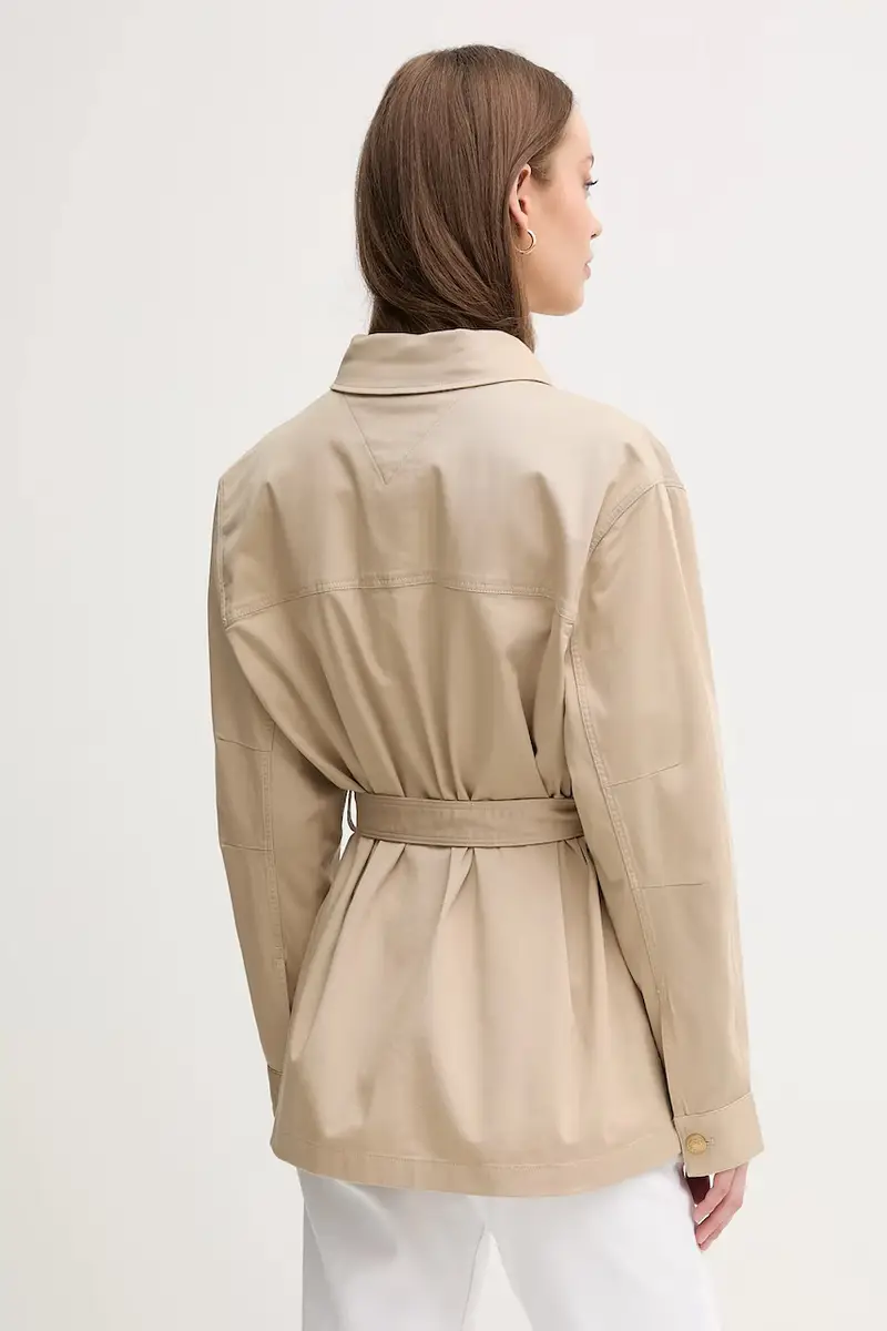 giacca camicia colore beige WW0WW45933 miniatura 3