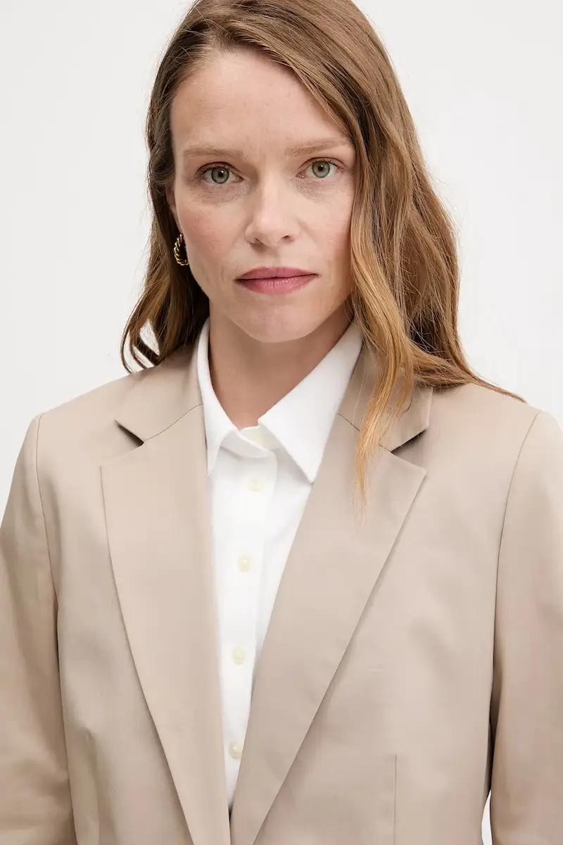 giacca colore beige WW0WW47179 miniatura 4