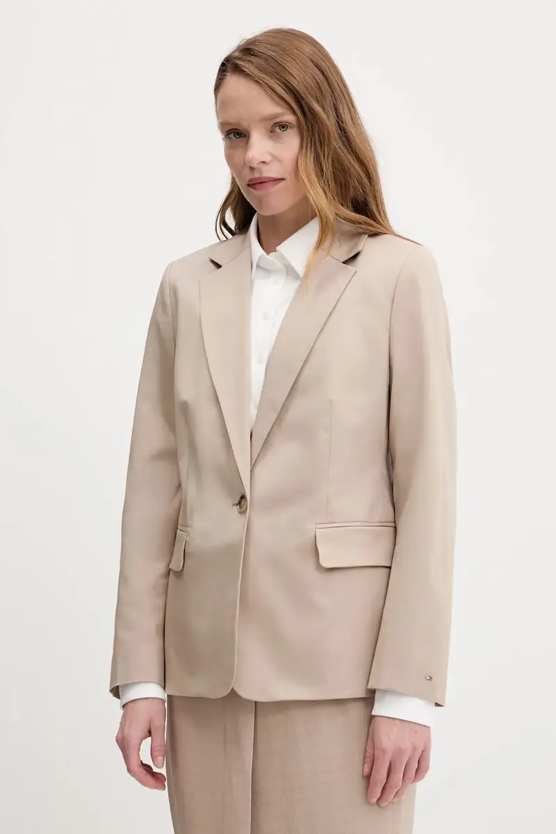 giacca colore beige WW0WW47179