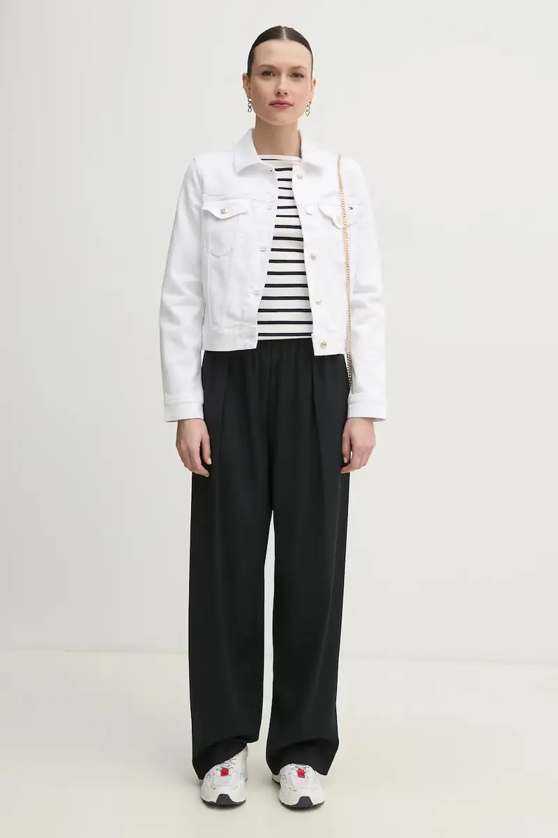 giacca colore bianco WW0WW44374 miniatura 2