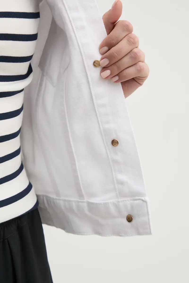 giacca colore bianco WW0WW44374 miniatura 5