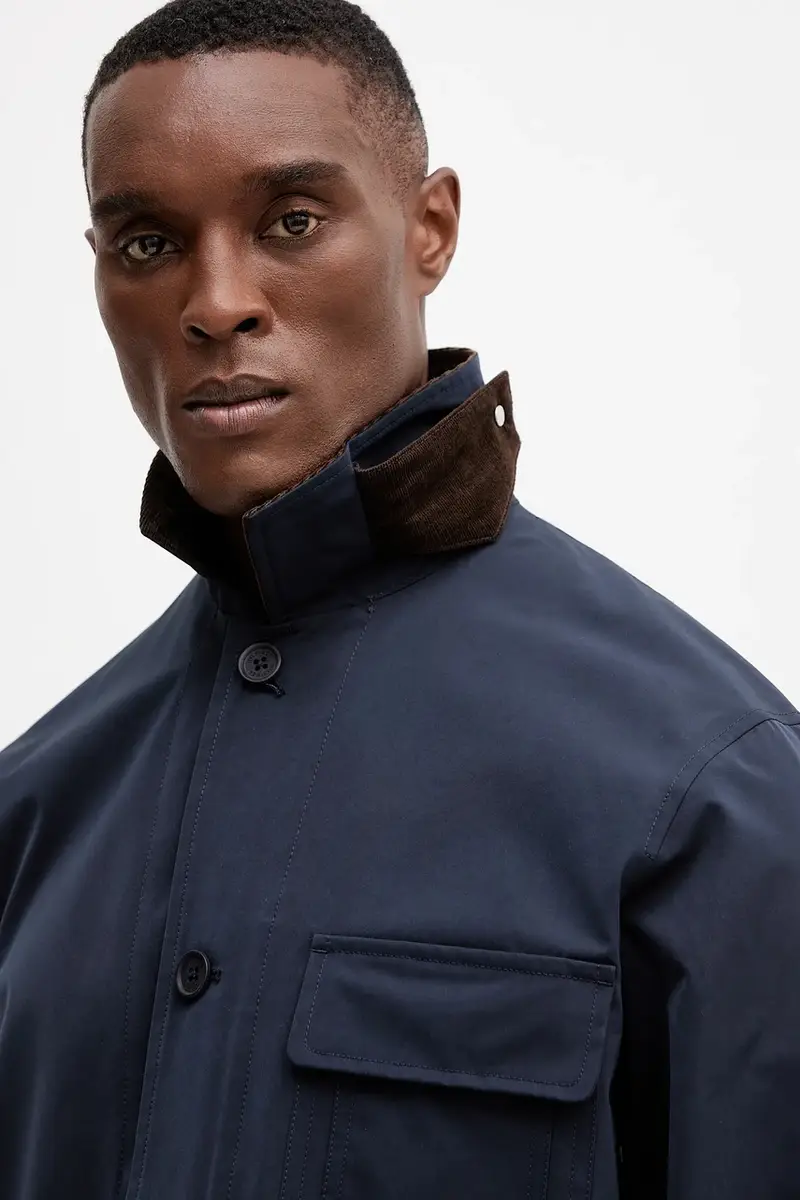 giacca colore blu navy MW0MW40596 miniatura 4