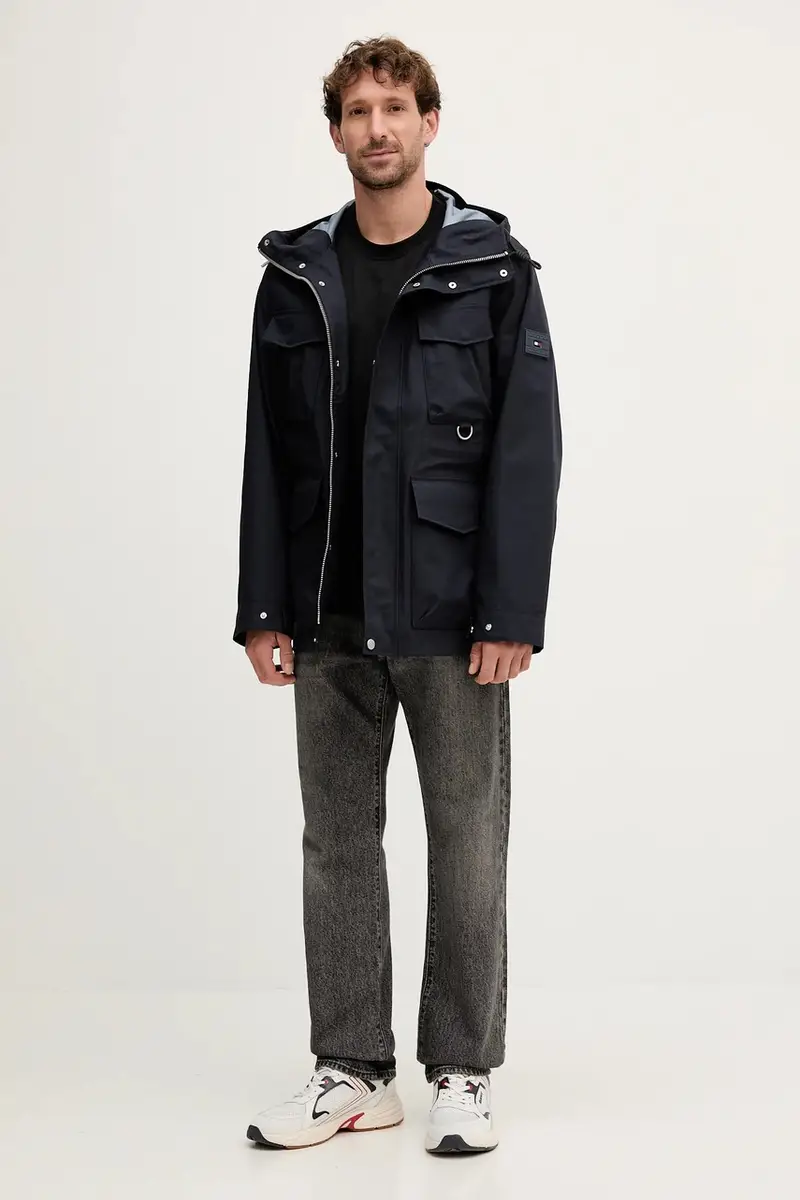 giacca colore blu navy MW0MW42071 miniatura 2