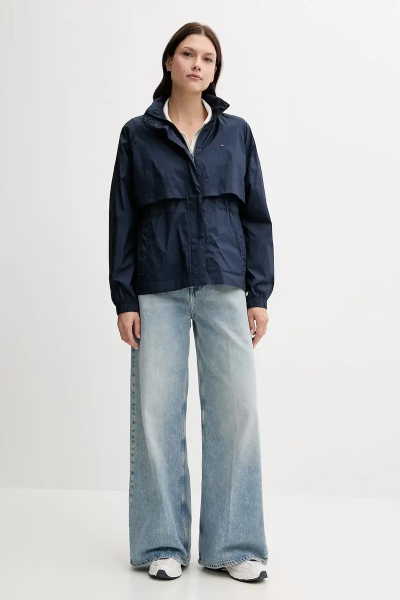 giacca colore blu navy WW0WW46444 miniatura 2