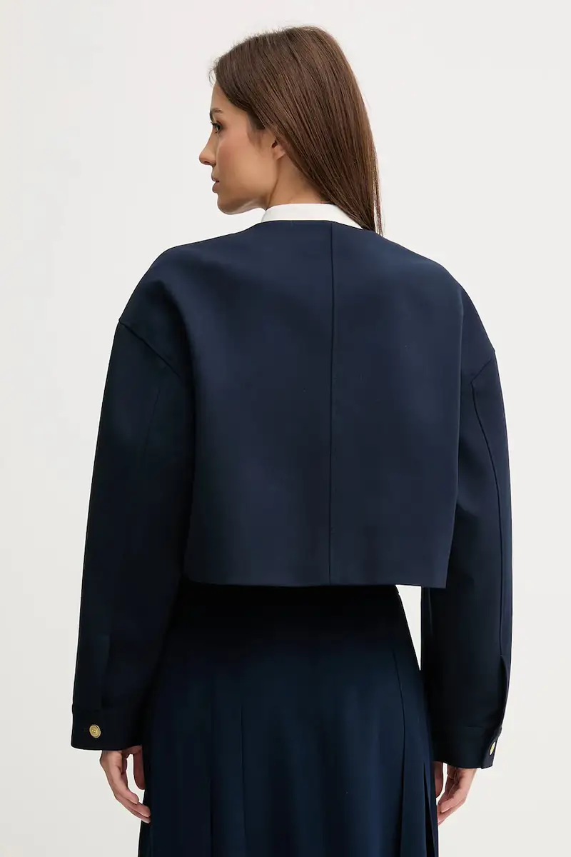 giacca colore blu navy WW0WW46519 miniatura 3