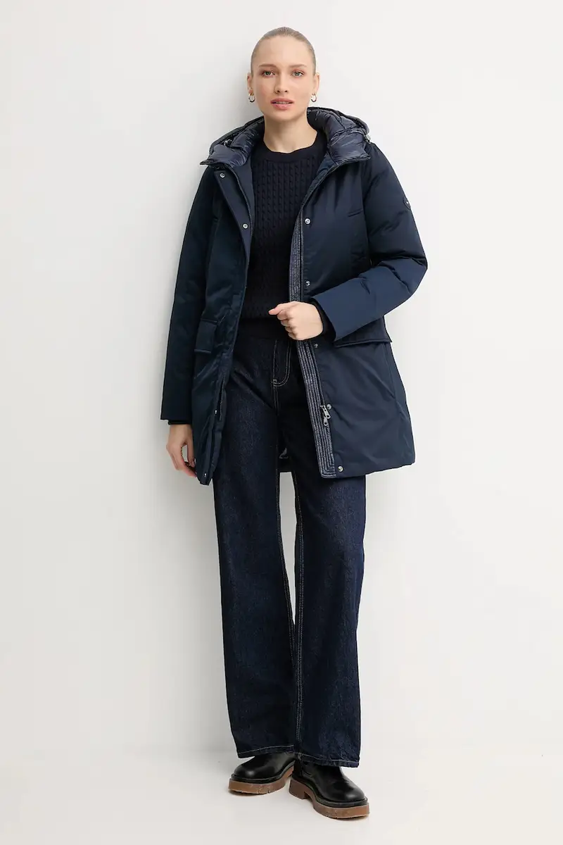 giacca colore blu navy WW0WW46533 miniatura 2