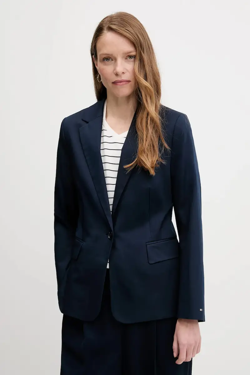 giacca colore blu navy WW0WW47179