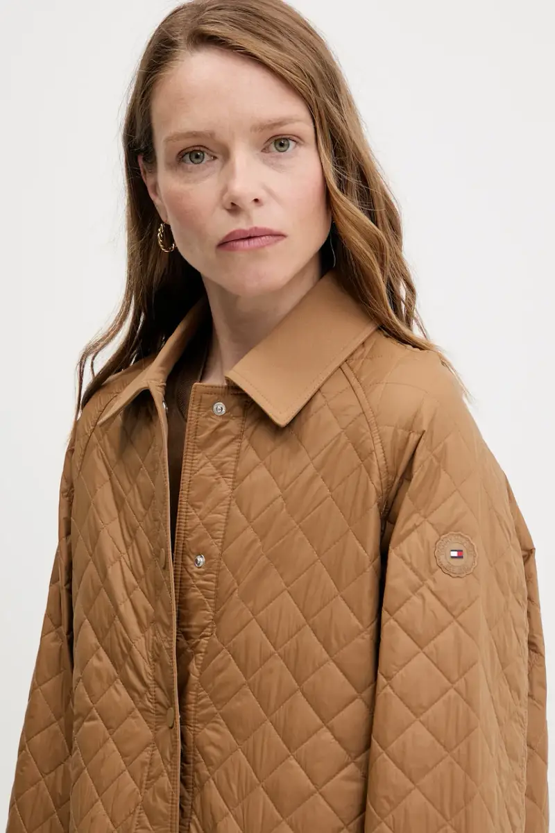 giacca colore marrone WW0WW46448 miniatura 4