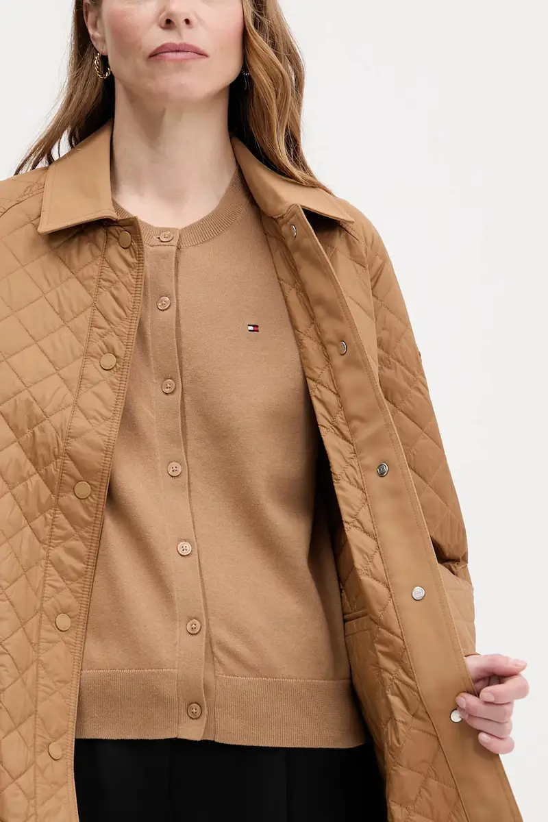 giacca colore marrone WW0WW46448 miniatura 5