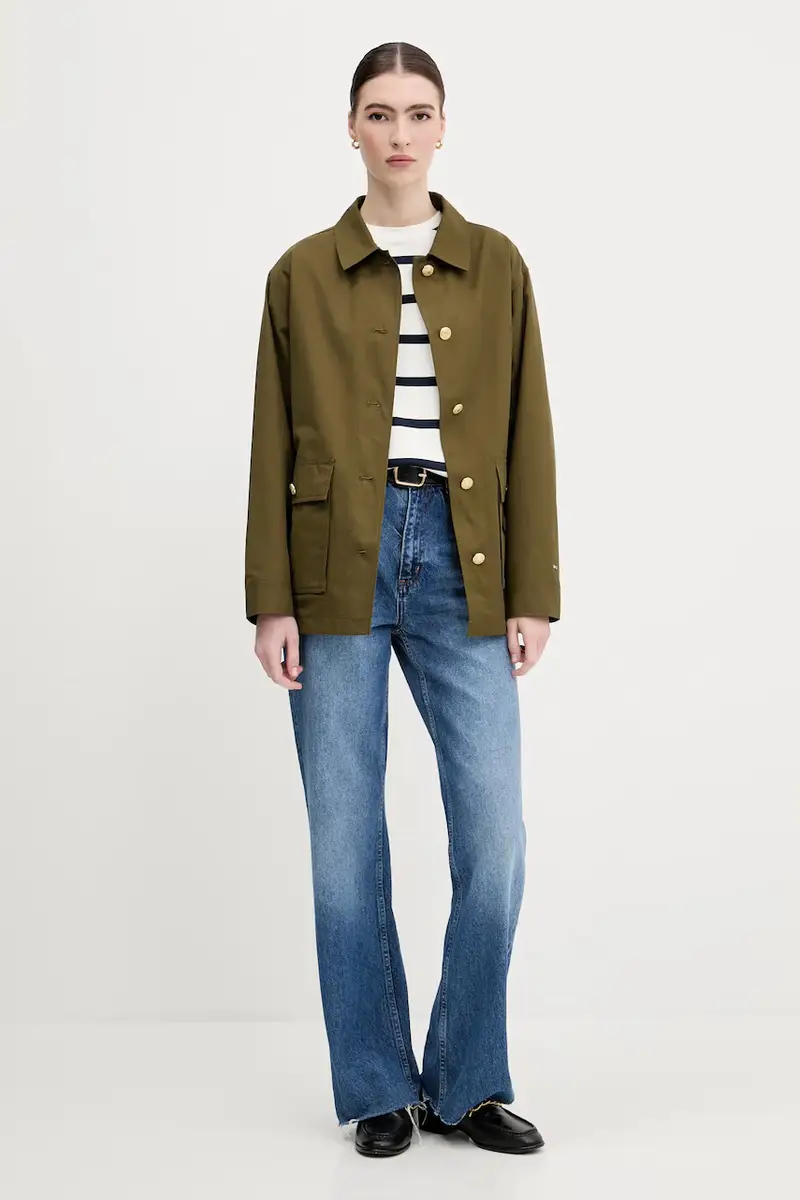 giacca colore verde WW0WW45620 miniatura 2