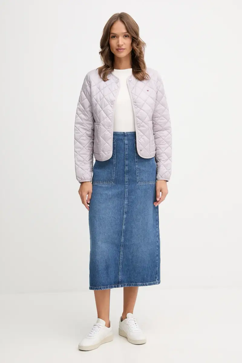 giacca colore violetto WW0WW47290 miniatura 2