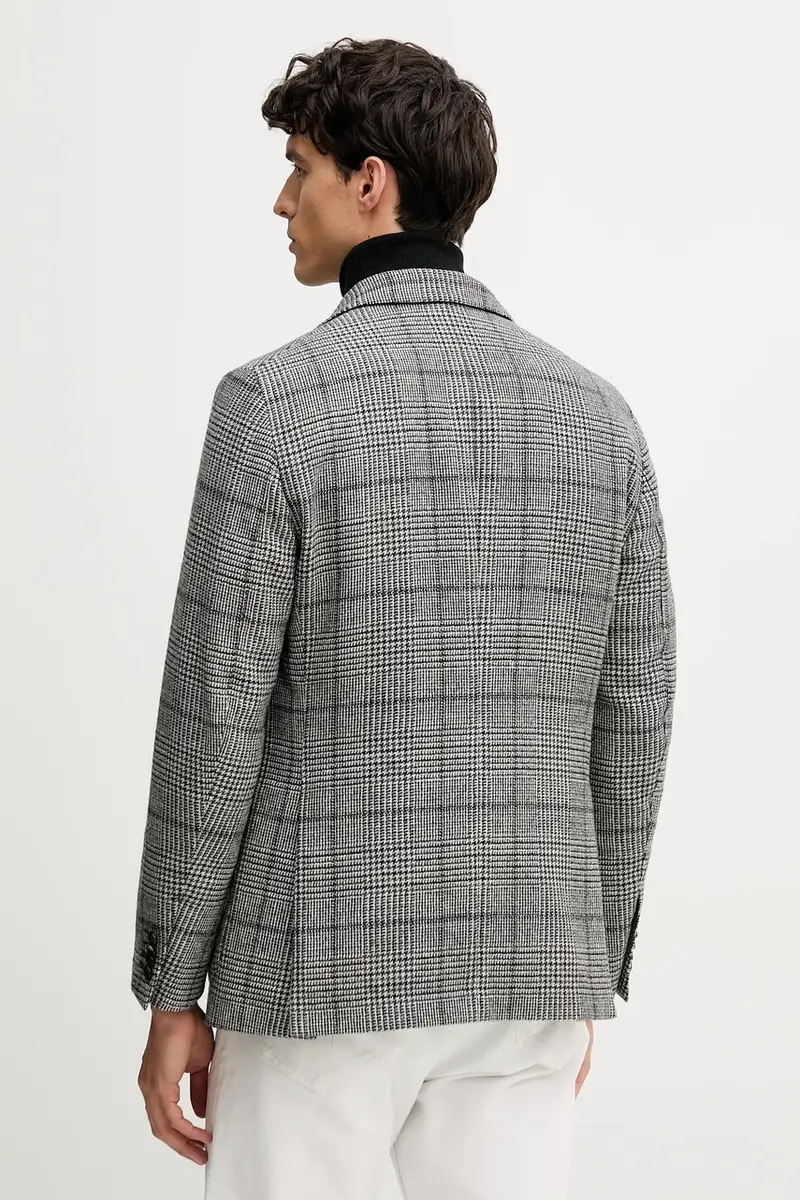 giacca con lana colore grigio FSTHL6949.FSTH511 miniatura 3