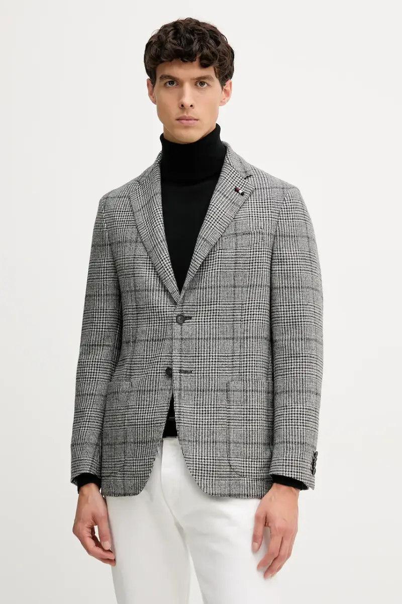 giacca con lana colore grigio FSTHL6949.FSTH511