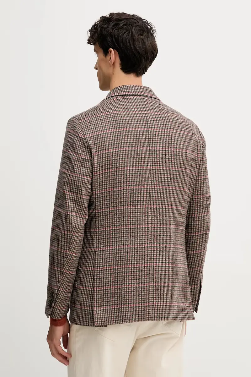 giacca con lana colore marrone FSTHL6949.FSTH510 miniatura 3