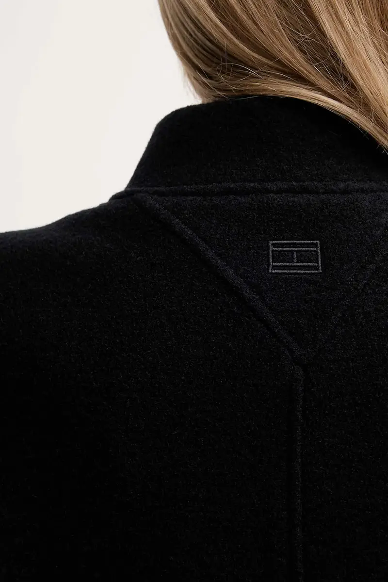giacca con lana colore nero WW0WW45724 miniatura 5