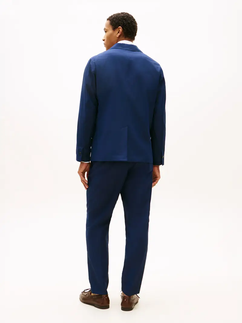 Tommy Hilfiger Giacca da completo uomo navy in materiale riciclato miniatura 3