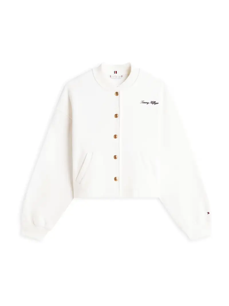 Giacca di felpa bianco