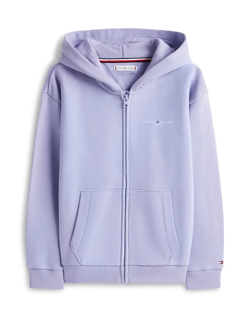 Giacca di felpa blu chiaro