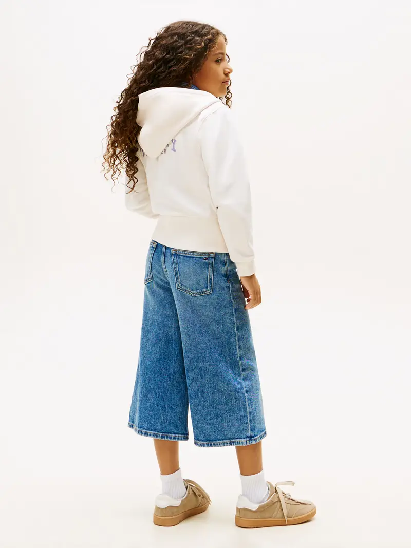 Giacca di felpa blu reale / bianco lana miniatura 2