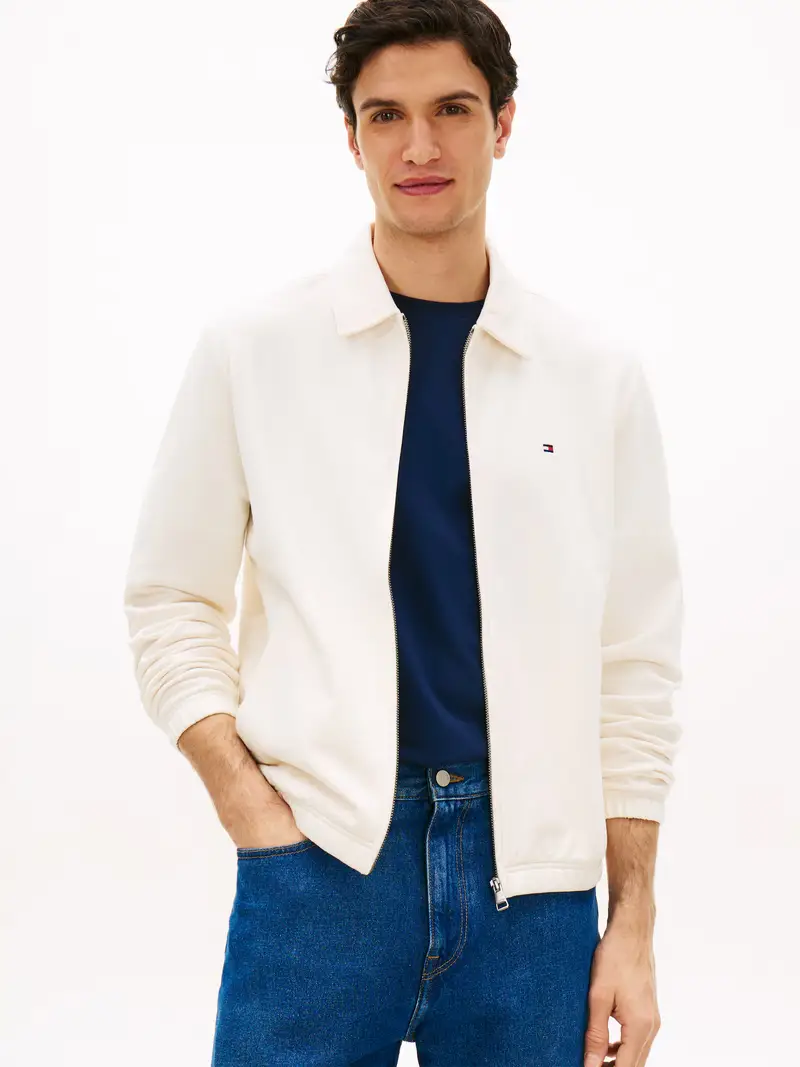 Giacca di felpa ESSENTIAL bianco miniatura 2