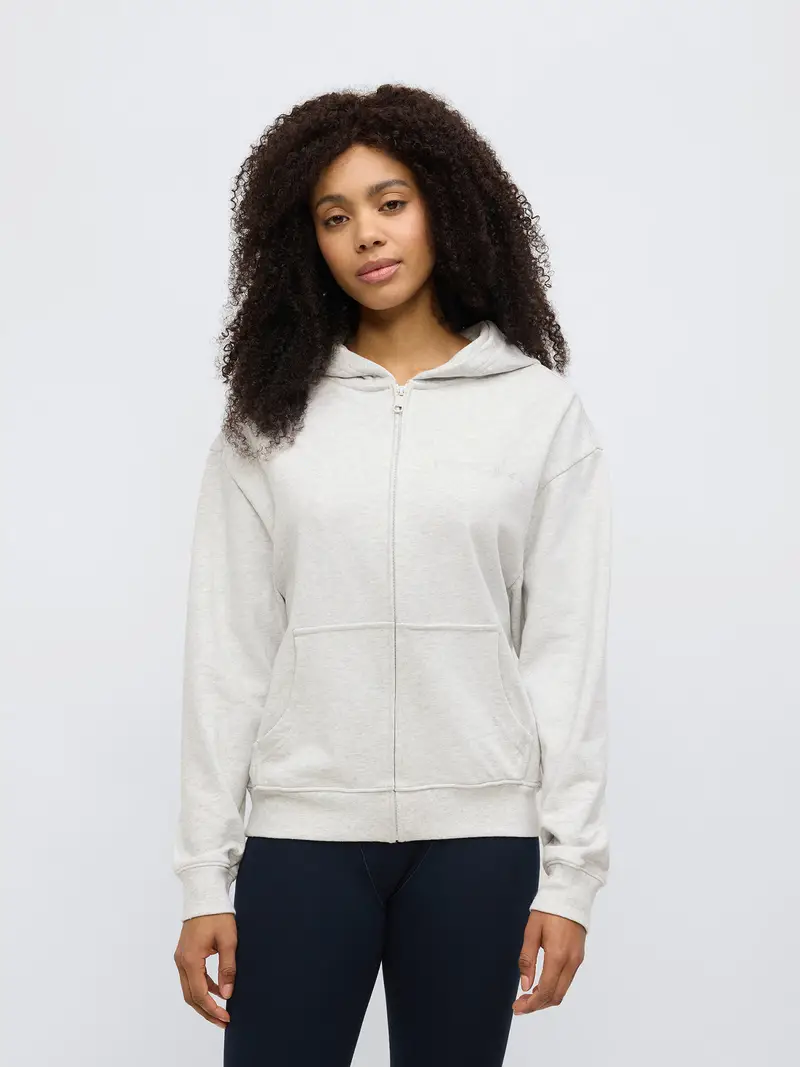 Giacca di felpa Essential grigio sfumato miniatura 2