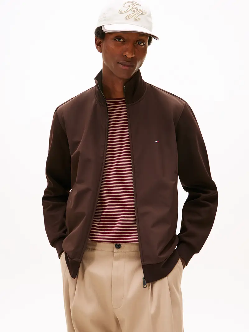 Giacca di felpa ESSENTIAL marrone miniatura 2