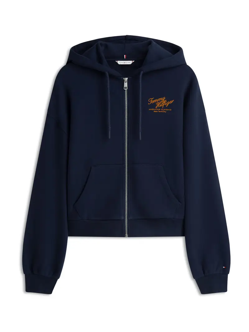 Giacca di felpa navy / cognac