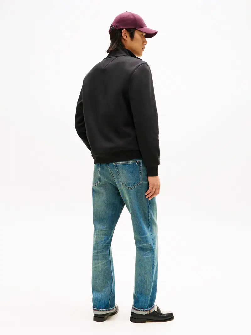 Giacca di felpa nero / bianco miniatura 3