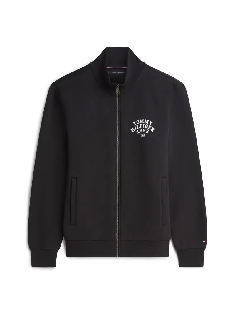 Giacca di felpa nero / bianco