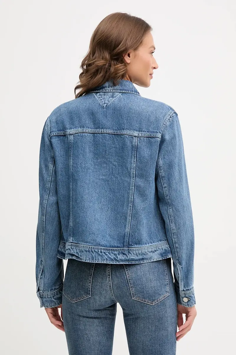 giacca di jeans colore blu WW0WW46485 miniatura 3