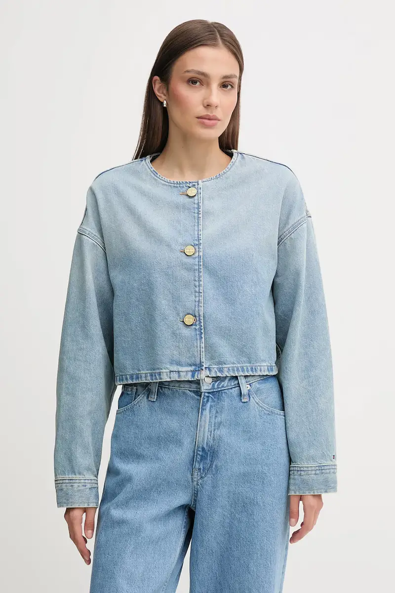 giacca di jeans colore blu WW0WW46740