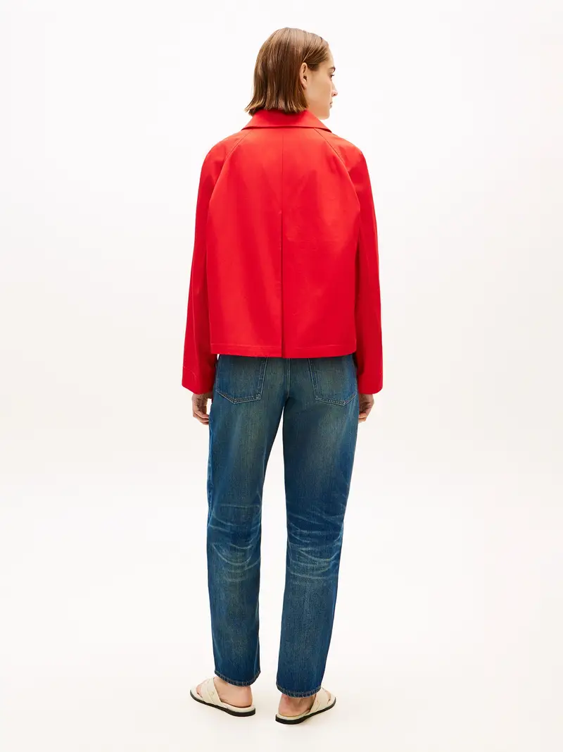 Giacca di mezza stagione arancione / rosso arancione miniatura 3