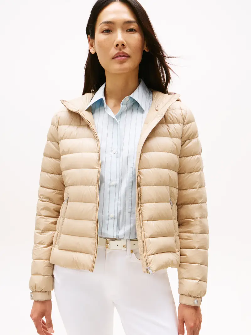 Giacca di mezza stagione beige miniatura 2