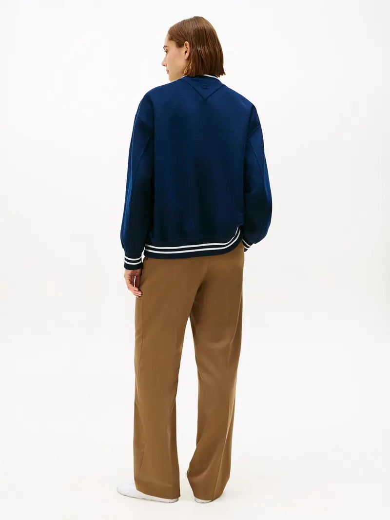 Giacca di mezza stagione blu scuro miniatura 3