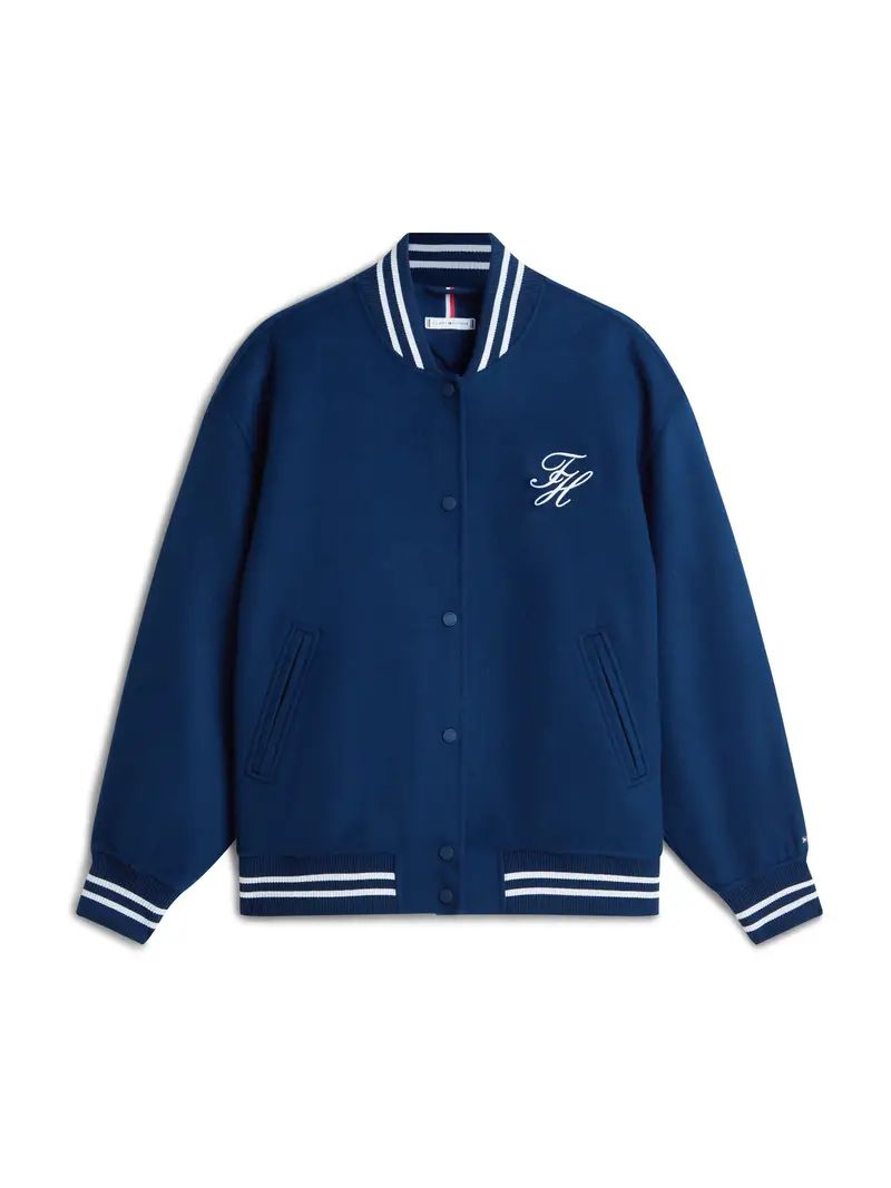 Giacca di mezza stagione blu scuro