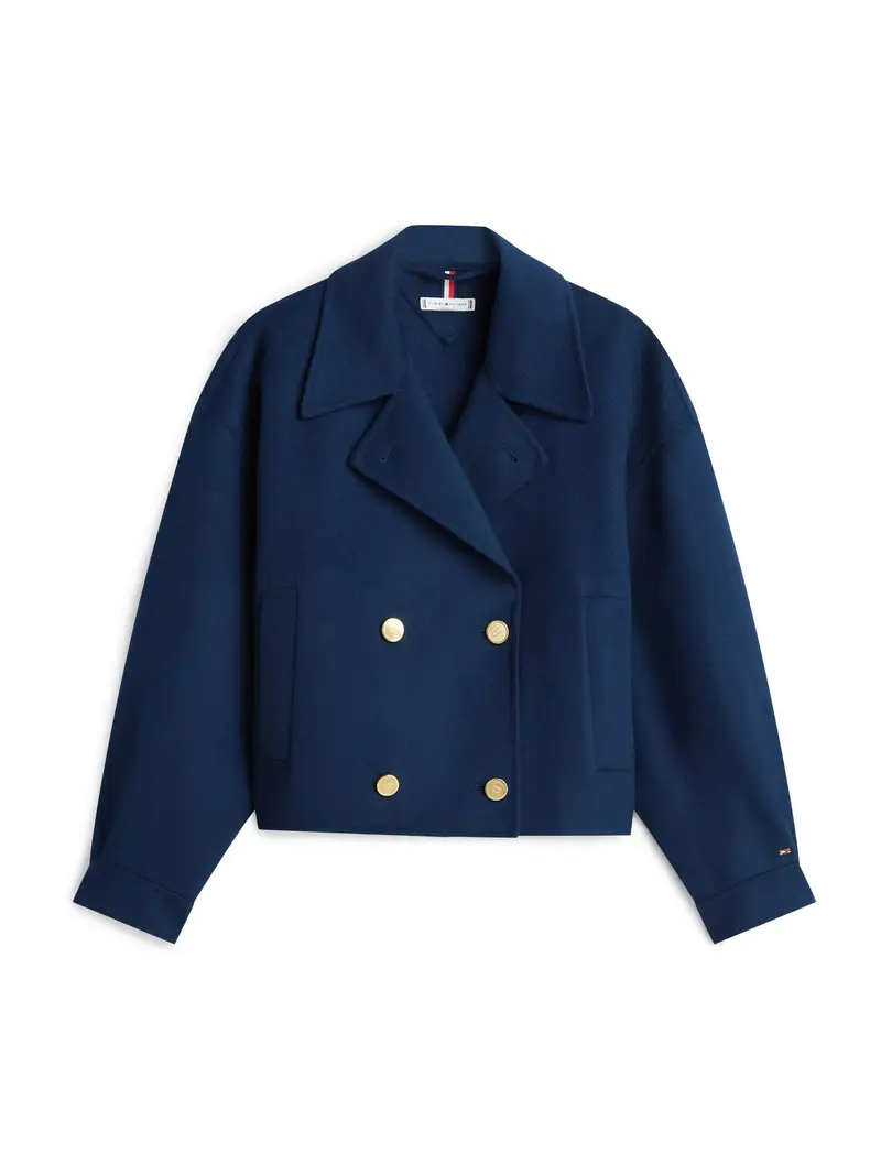 Giacca di mezza stagione blu scuro