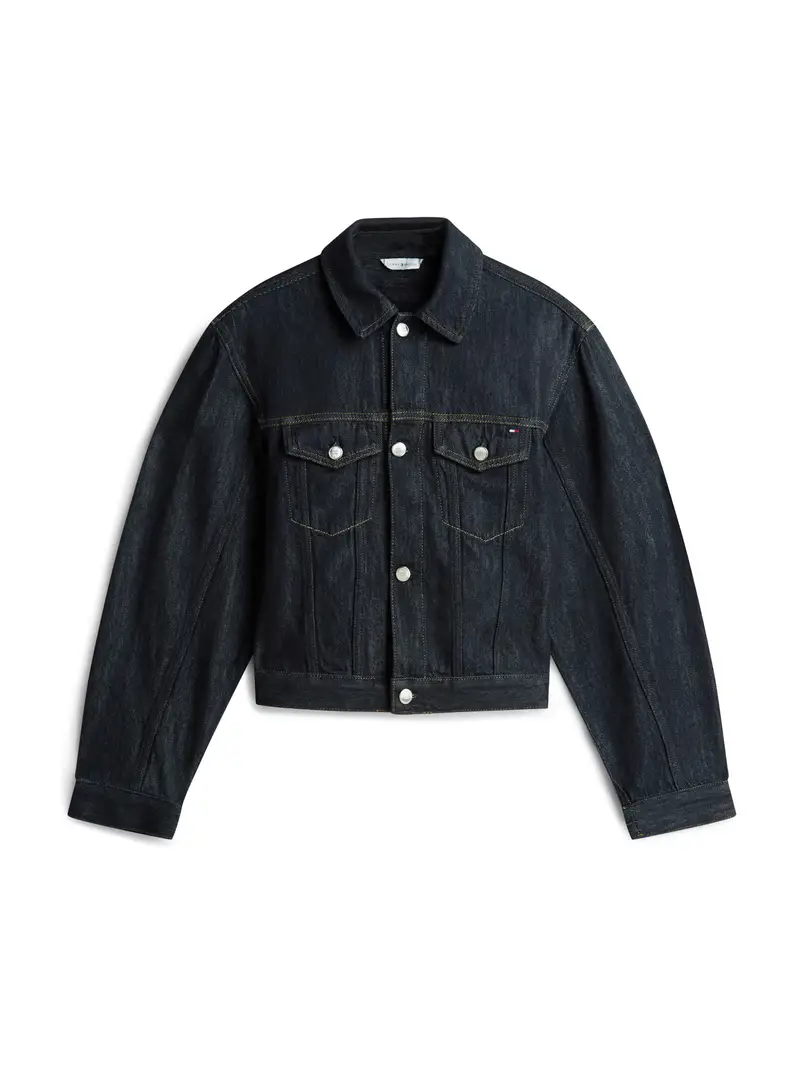 Giacca di mezza stagione blu scuro