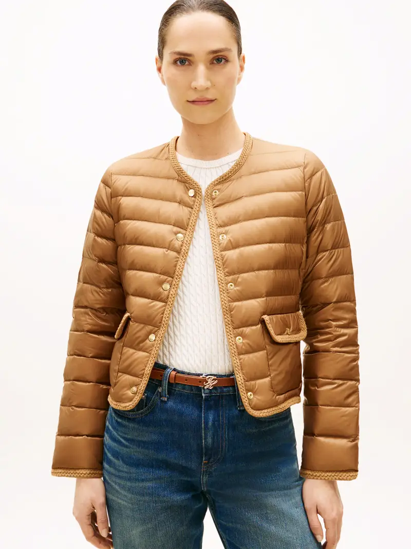 Giacca di mezza stagione caramello miniatura 2