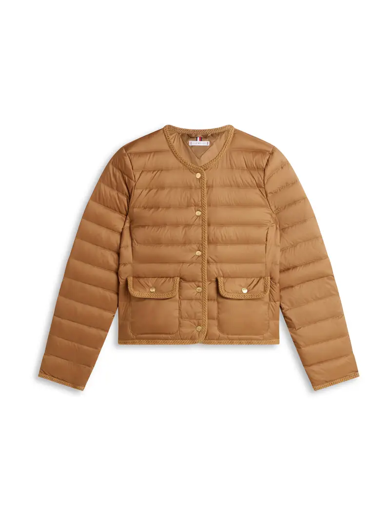 Giacca di mezza stagione caramello