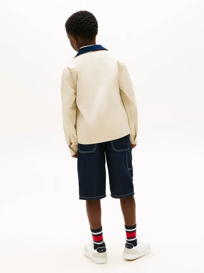 Giacca di mezza stagione crema / navy miniatura 3