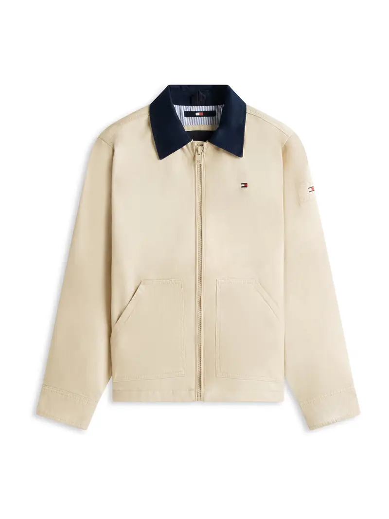 Giacca di mezza stagione crema / navy