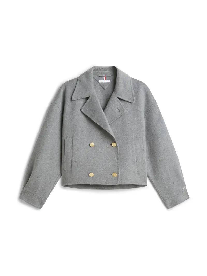 Giacca di mezza stagione grigio sfumato