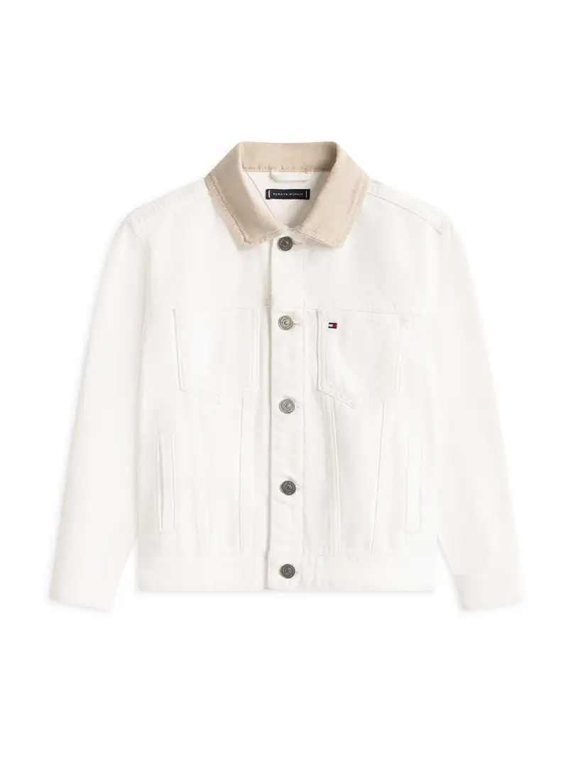 Giacca di mezza stagione 'HERITAGE' beige / blu denim / nero / bianco